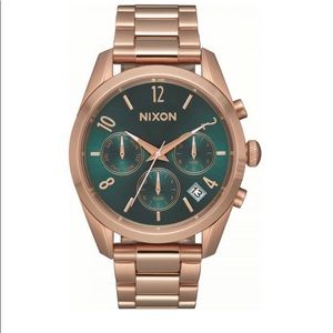 Nixon rose gold watch